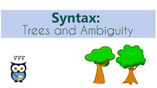 Syntax Trees and Ambiguity [upl. by Dustan]