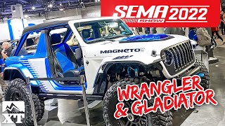 SEMA 2022 Jeep Wrangler amp Gladiator Builds  Walkarounds Event Coverage amp More [upl. by Salahi788]