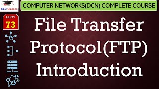 L73 File Transfer ProtocolFTP Introduction  Data Communication Network Lectures in Hindi [upl. by Vallery90]