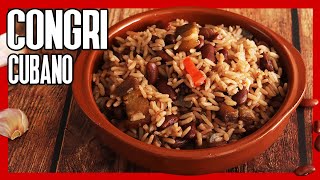 😋 Cómo Hacer ARROZ CONGRI CUBANO ► Receta de Congris Tradicional [upl. by Zosi]