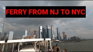 NY Waterway  Ferry from New Jersey to NYC [upl. by Arammat]