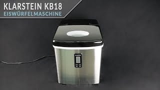 Klarstein KB18  Eiswürfelmaschine  Eiswürfemaschine Test [upl. by Artenehs]