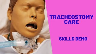 TRACHEOSTOMY CARE  SKILLS DEMO [upl. by Merchant]