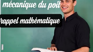 mécanique du point s1 smpc rappel mathématique en darija [upl. by Hgielime]