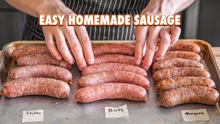 How To Make Your Own Sausage [upl. by Barron319]