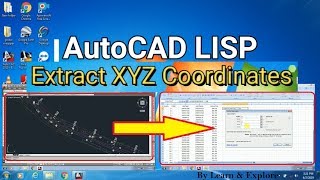 Export XYZ LISP in AutoCAD [upl. by Anabal186]