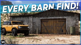 Forza Horizon 5  All 14 Barn Find Locations [upl. by Llerahc508]