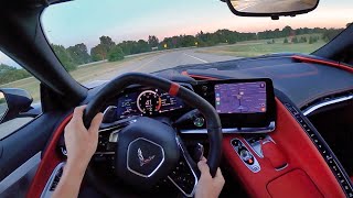 2020 Chevrolet Corvette C8 Stingray Coupe  POV First Impressions [upl. by Akienat]