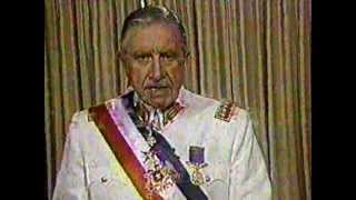 Pinochet Presidente de Chile Discurso de despedida completo con himno nacional [upl. by Leandro]