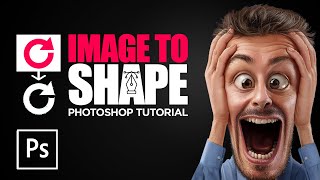 1 MINUTE  How To Convert Image Layer Into Shape In Photoshop  Photoshop Tutorial  Easy and Quick [upl. by Ogeid245]