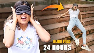 Blindfolded for 24 Hours Challenge [upl. by Riess]