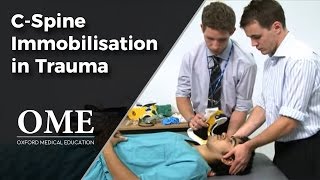 CSpine Immobilisation in Trauma [upl. by Allenrac692]