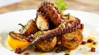 Grilled Spanish Octopus – Bruno Albouze [upl. by Oilime963]