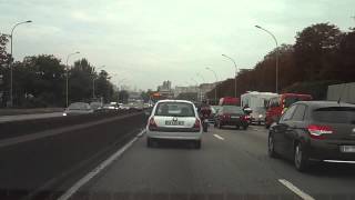 Paris Highway System les Autoroutes de Paris  Timelapse [upl. by Leanatan918]