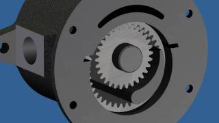 Innenzahnradpumpe  internal gear pump [upl. by Watters123]