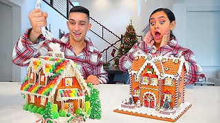 CRAZY GINGERBREAD HOUSE COMPETITION [upl. by Irisa]