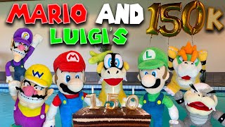 Mario and Luigis 150K Pool Party  Super Mario Richie [upl. by Letney]