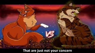 Squirrelflight VS Bramblestar Epic Rap Battles of Warriors 10 [upl. by Berlauda]