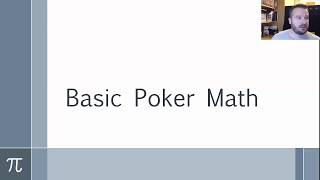 Basic Poker Math [upl. by Ruel]