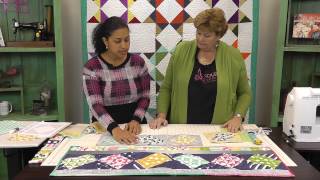 Twist 10 Table Runner Tutorial with Jenny Doan of Missouri Star Quilt Co [upl. by Idet]