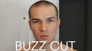 BUZZ CUT  MENS HAIRSTYLES  NICK MADRID [upl. by Farrow170]