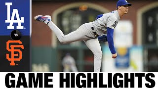 Dodgers vs Giants Game Highlights 72821  MLB Highlights [upl. by Fenny]