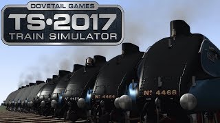 Train Simulator 2017  Class A4 Best Race Ever Race [upl. by Bryce]