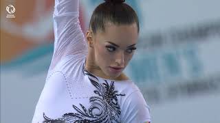 Larisa IORDACHE ROU  2020 European Champion floor [upl. by Maillw]