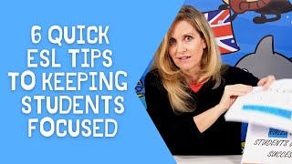 ESL Teaching Tips  6 Classroom Management Strategies [upl. by Naret]