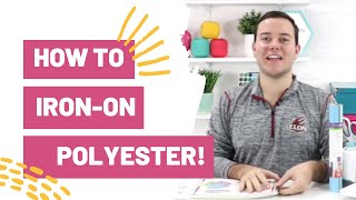 HOW TO IRONON POLYESTER [upl. by Lisa]