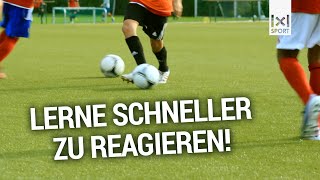 C und BJugend Fußballtraining Dreifarbenspiel [upl. by Atinrehs]