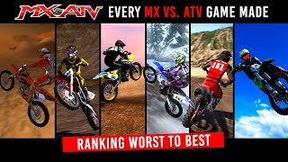 Every MX vs ATV Game  Ranking From Worst to Best [upl. by Ottillia]