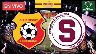 CS HEREDIANO VS SAPRISSA EN VIVO Jornada 5 Liga Promerica 2024 [upl. by Nidnarb]