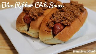 Blue Ribbon Chili Dog Sauce Recipe [upl. by Tecu]