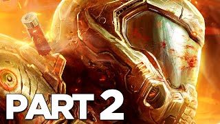 DOOM ETERNAL Walkthrough Gameplay Part 2  VEGA FULL GAME [upl. by Bonnibelle]