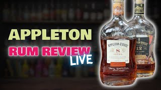 APPLETON Rum Review  LIVE [upl. by Dorotea]