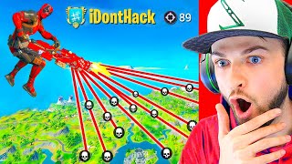 AIMBOT HACKER in Fortnite is INSANE CRAZY HACKS [upl. by Trinatte]