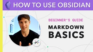 Obsidian for Beginners 6 Keys to Markdown 26 — How to Use the Obsidian App for Notes [upl. by Arielle]