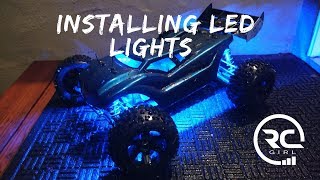 HOW TO UNDERGLOW ANY RC CAR  Installing LED light strips on a budget [upl. by Yorker76]