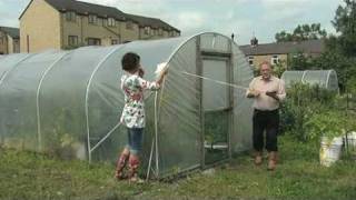 How to measure a Polytunnels polythene cover  V69 [upl. by Odnalor]