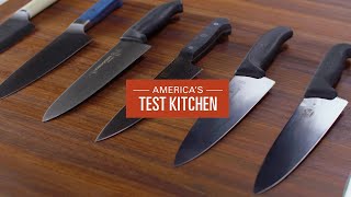 Equipment Review Inexpensive Chefs Knives [upl. by Imar]