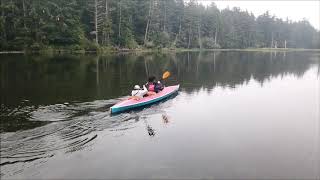 vintage Folbot Super kayak drone footage [upl. by Elime]