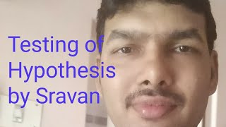 Testing of Hypothesis lecture1Telugu null hypothesis alternative hypothesis types of errors [upl. by Lotson]