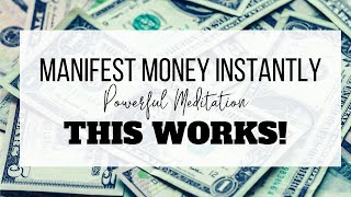 Manifest Money FAST  15 Minute Meditation [upl. by Atinomar]