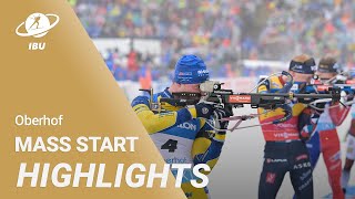 Oberhof 2023 Men Mass Start Highlights [upl. by Alleb]