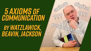 The 5 Axioms of Communication by Watzlawick Beavin and Jackson [upl. by Flam]