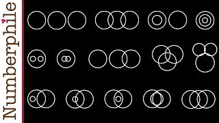 How many ways can circles overlap  Numberphile [upl. by Yentruocal]