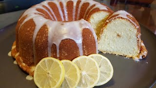 How to make a Lemon Pound Cake from scratch [upl. by Ardnait690]