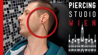 💉 TUNNEL DEHNEN auf 4mm 💉 Marcs Piercing TV [upl. by Icyac]