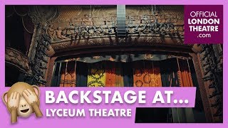 Backstage tour of the Lyceum Theatre [upl. by Aeret655]